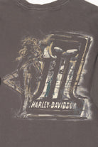 Gray Long Sleeve Harley Davidson T-Shirt (2000s)
