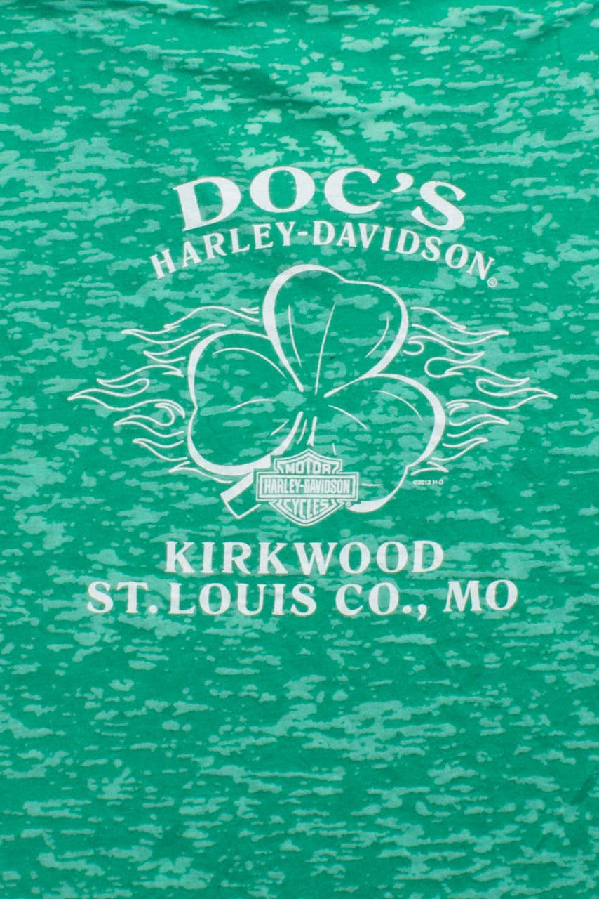 Woman's Saint Patrick's Day Harley Davidson Tee