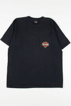 Pontiac-Waterford Harley Davidson T-Shirt (1990s)