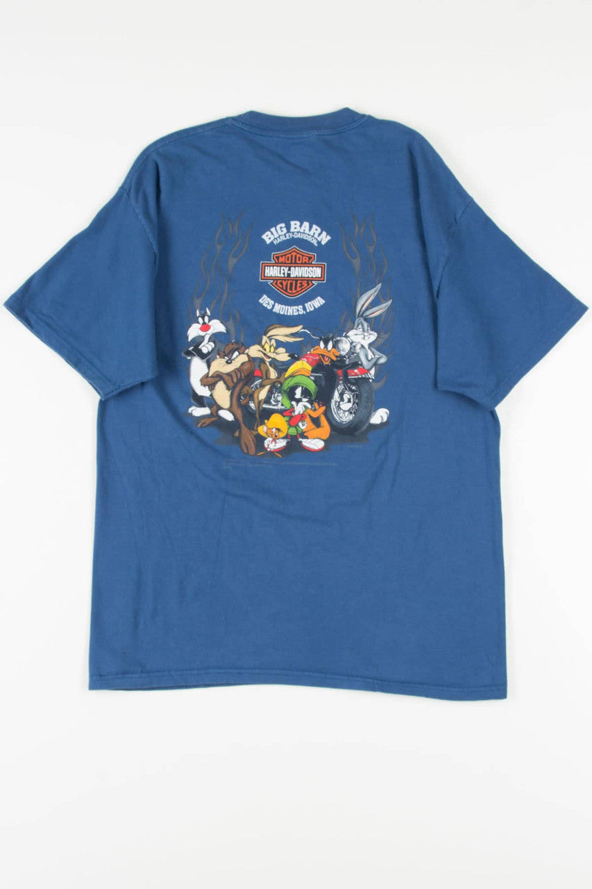 Looney Tunes Des Moines Harley Davidson T-Shirt