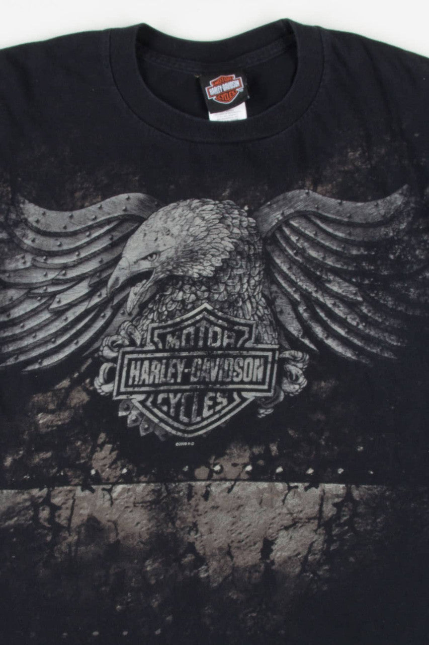 Mechanical Eagle Cologne Germany Harley Davidson T-Shirt