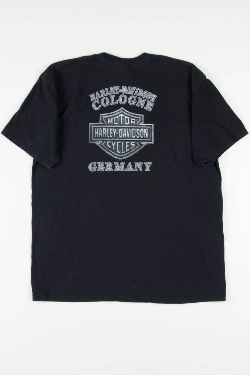 Mechanical Eagle Cologne Germany Harley Davidson T-Shirt