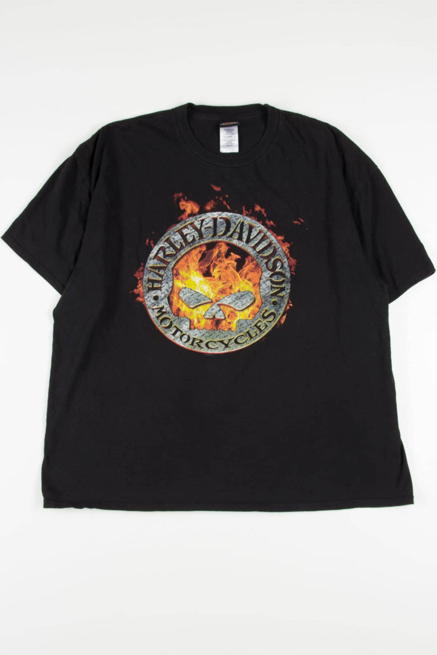 Bert's Black Widow Harley Davidson T-Shirt