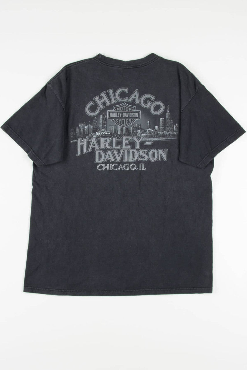 Steel Eagle Chicago Harley Davidson T-Shirt
