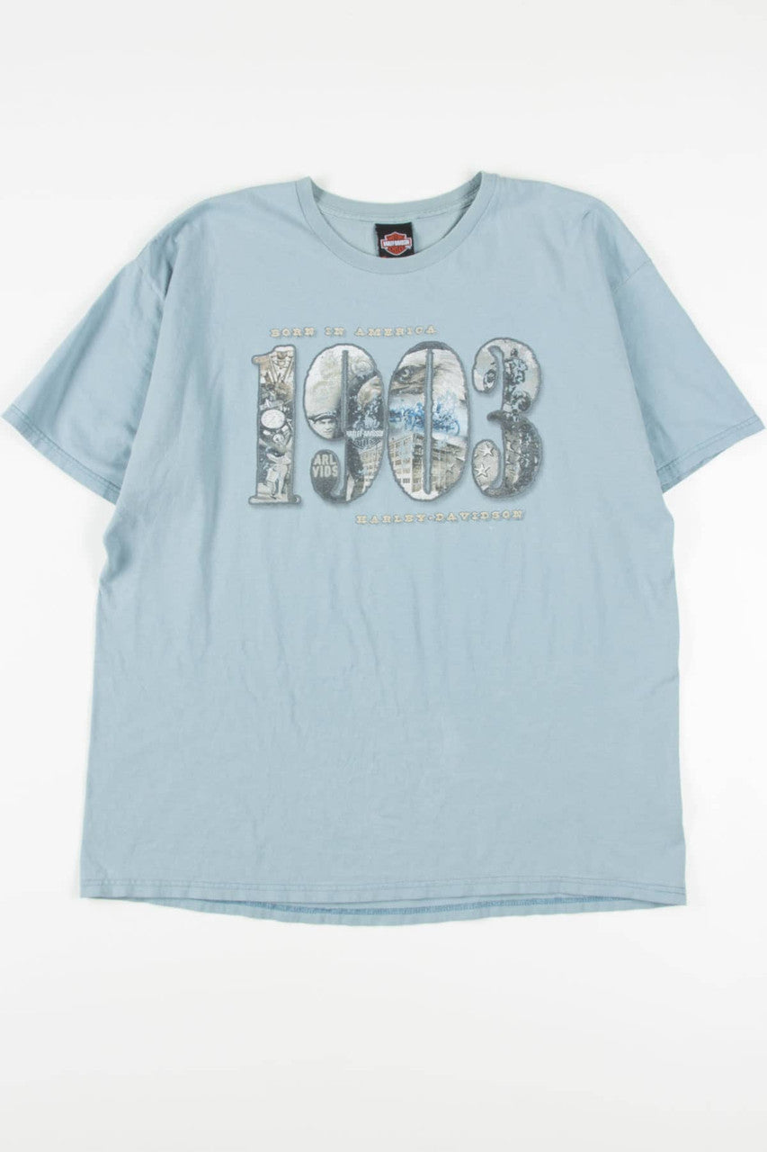 Dusty Blue Tifton Harley Davidson T-Shirt