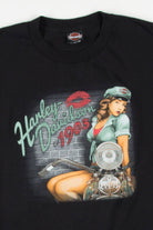 Wisconsin Pin-Up Harley Davidson T-Shirt