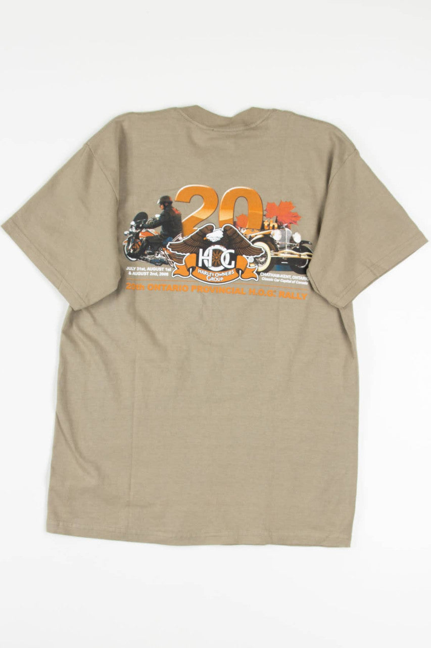 2008 Ontario H.O.G. Rally Harley Davidson T-Shirt