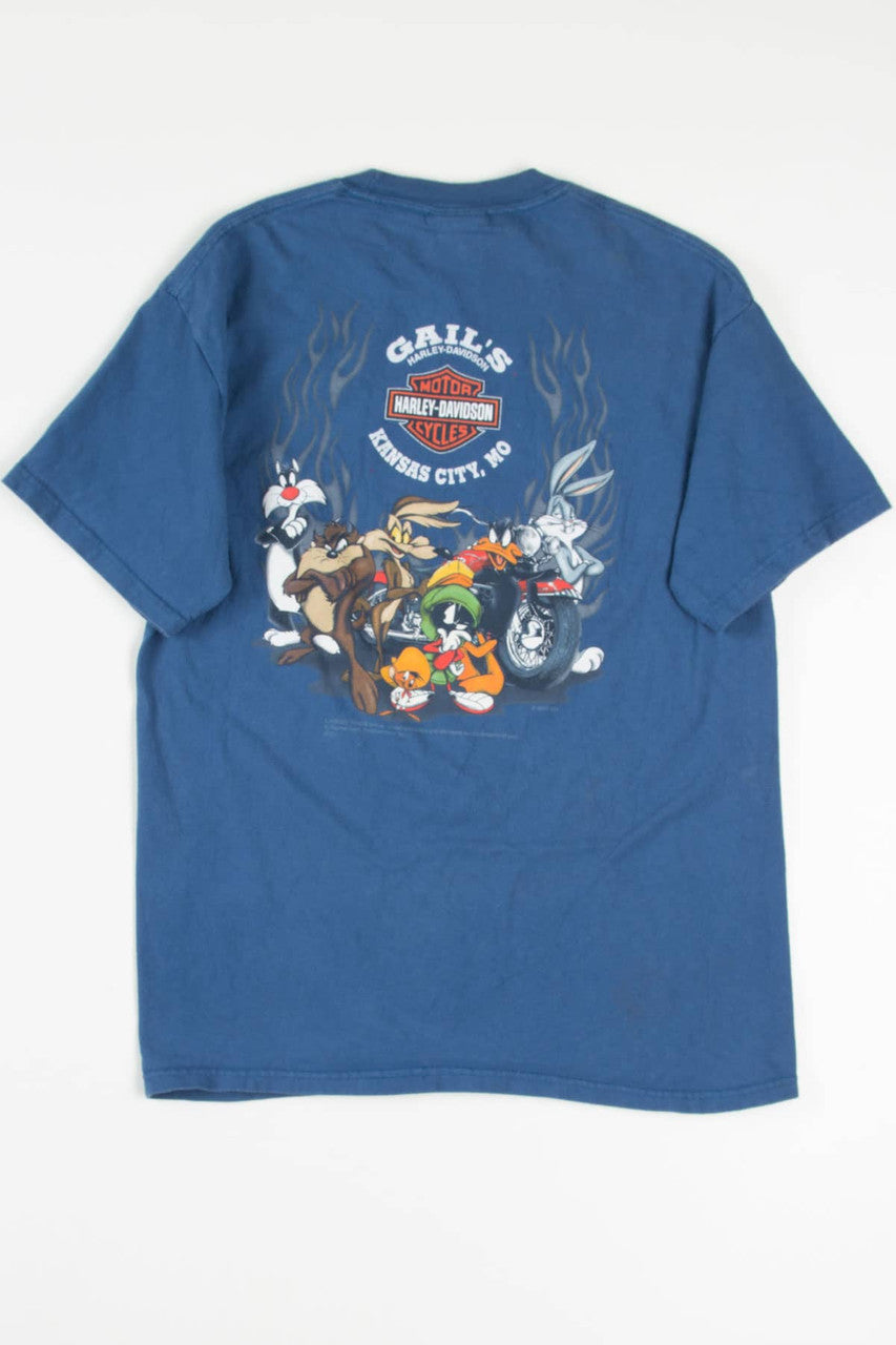 Looney Tunes Gail's Kansas City Harley Davidson T-Shirt