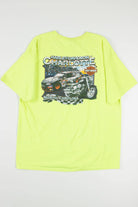 Neon Yellow Charlotte Harley Davidson T-Shirt