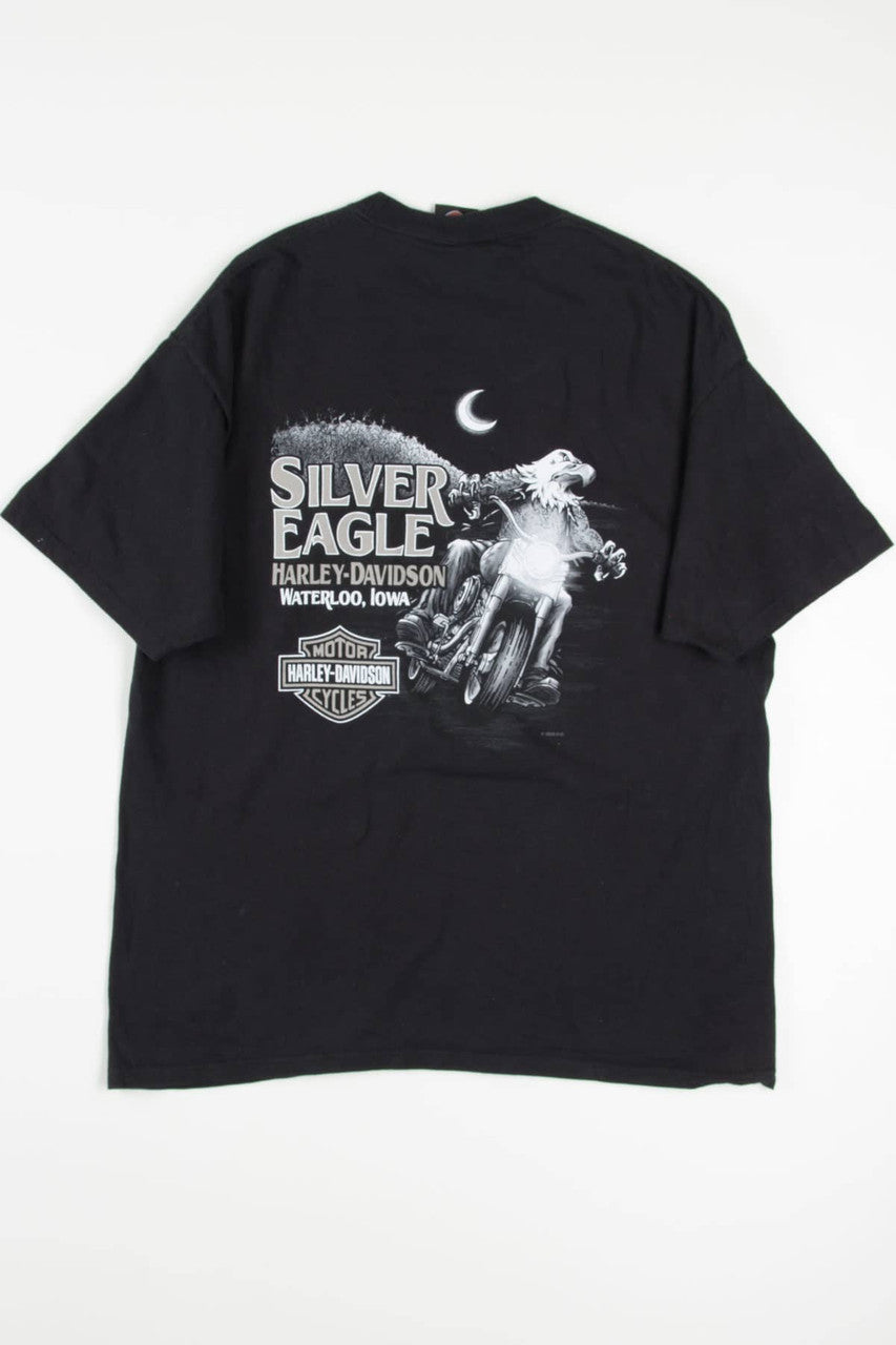 Silver Eagle Waterloo Iowa Harley Davidson T-Shirt