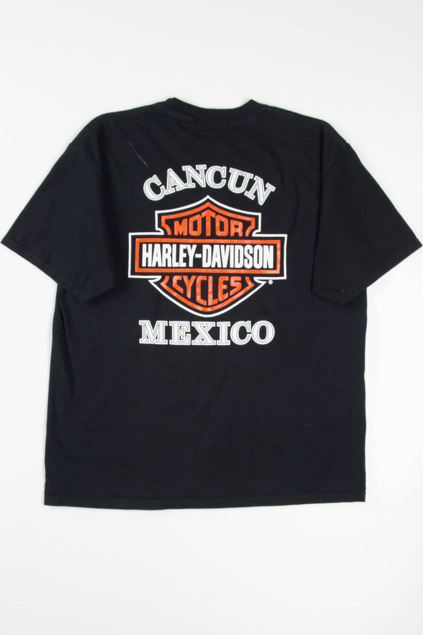Cancun Mexico Harley Davidson T-Shirt