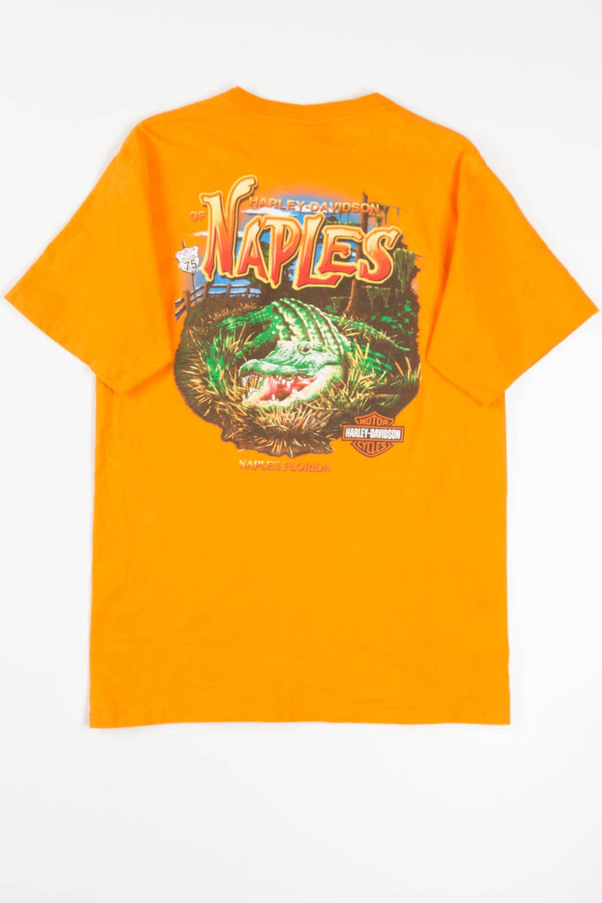 Naples Florida Alligator Harley Davidson T-Shirt