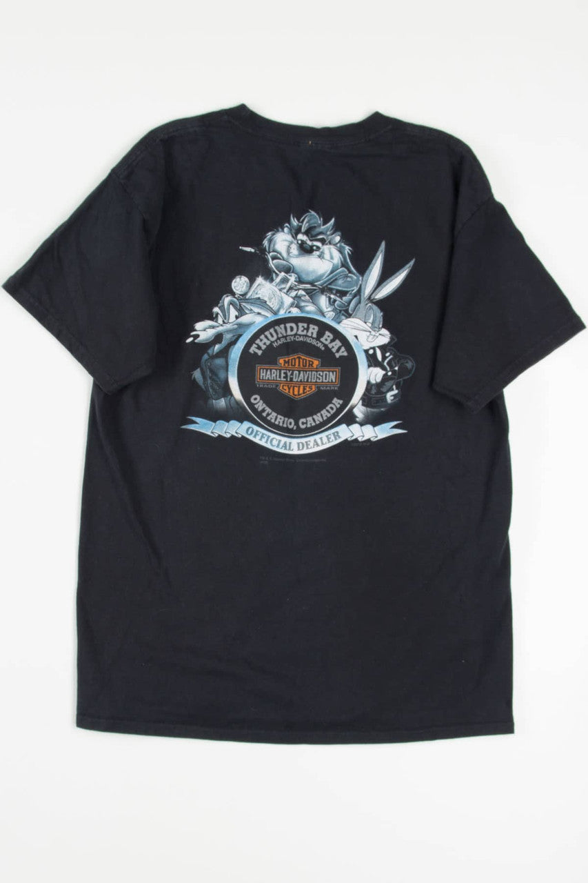Yosemite Sam Looney Tunes Thunder Bay Harley Davidson T-Shirt