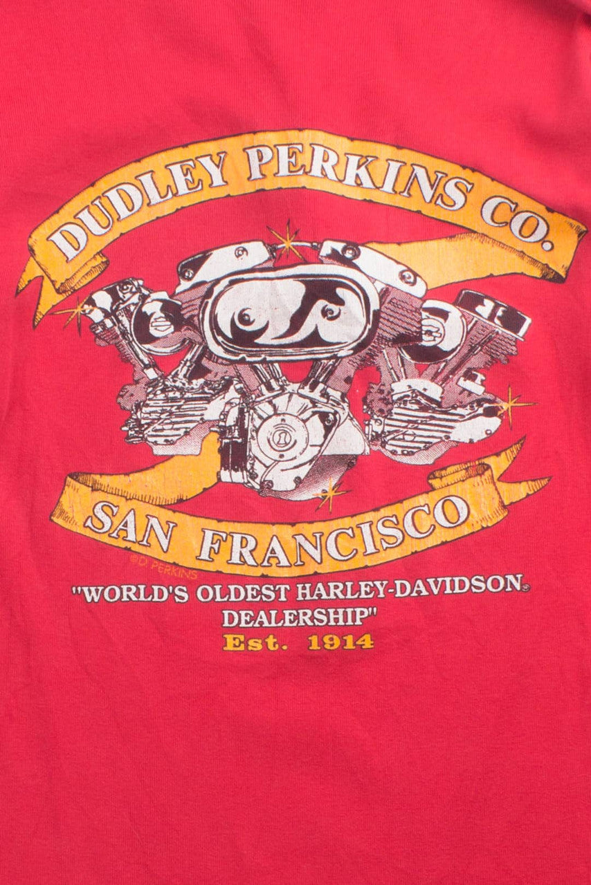 Dudley Perkins Co. SF Harley Davidson Henley