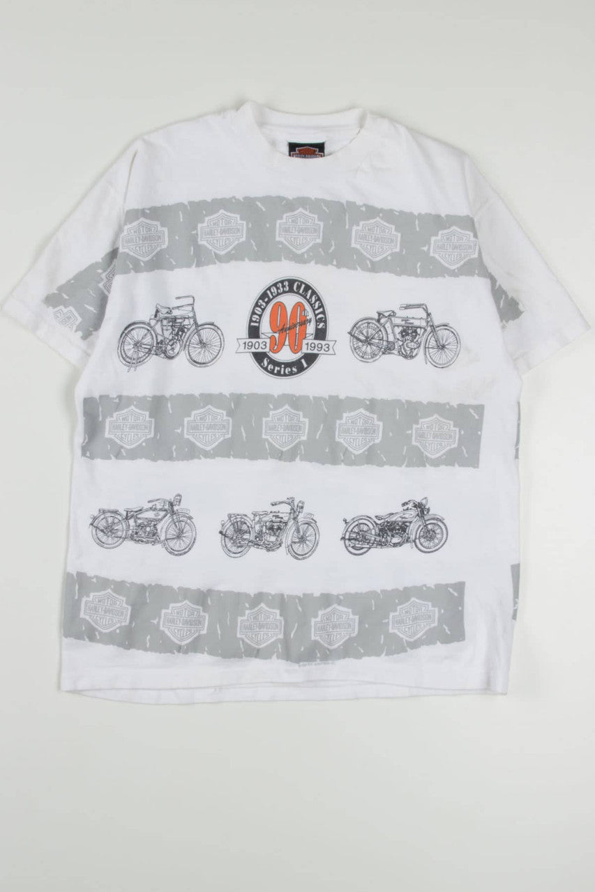 90th Anniversary Classics Harley Davidson T-Shirt (1993)