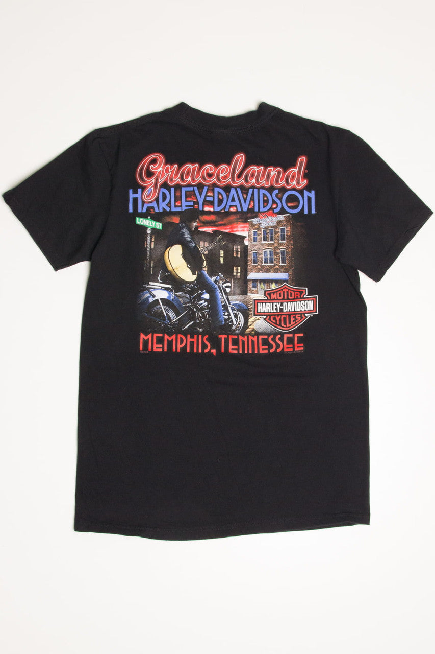 Graceland Memphis Harley-Davidson T-Shirt (2010s)