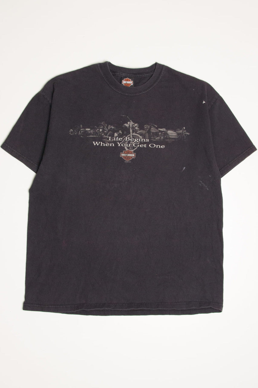 Cedar River Iowa Harley-Davidson T-Shirt (2000s)