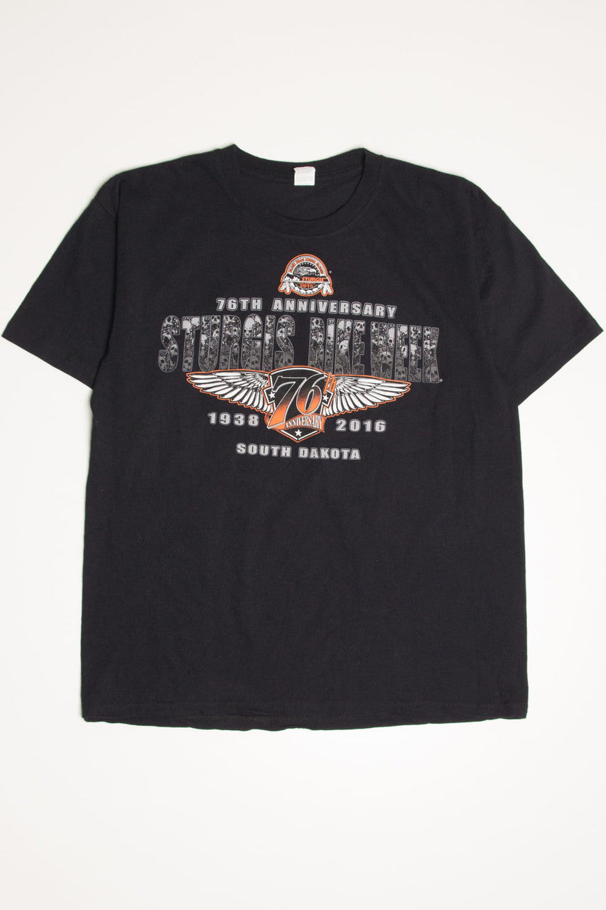 76th Anniversary Sturgis Bike Week T-Shirt (2016)
