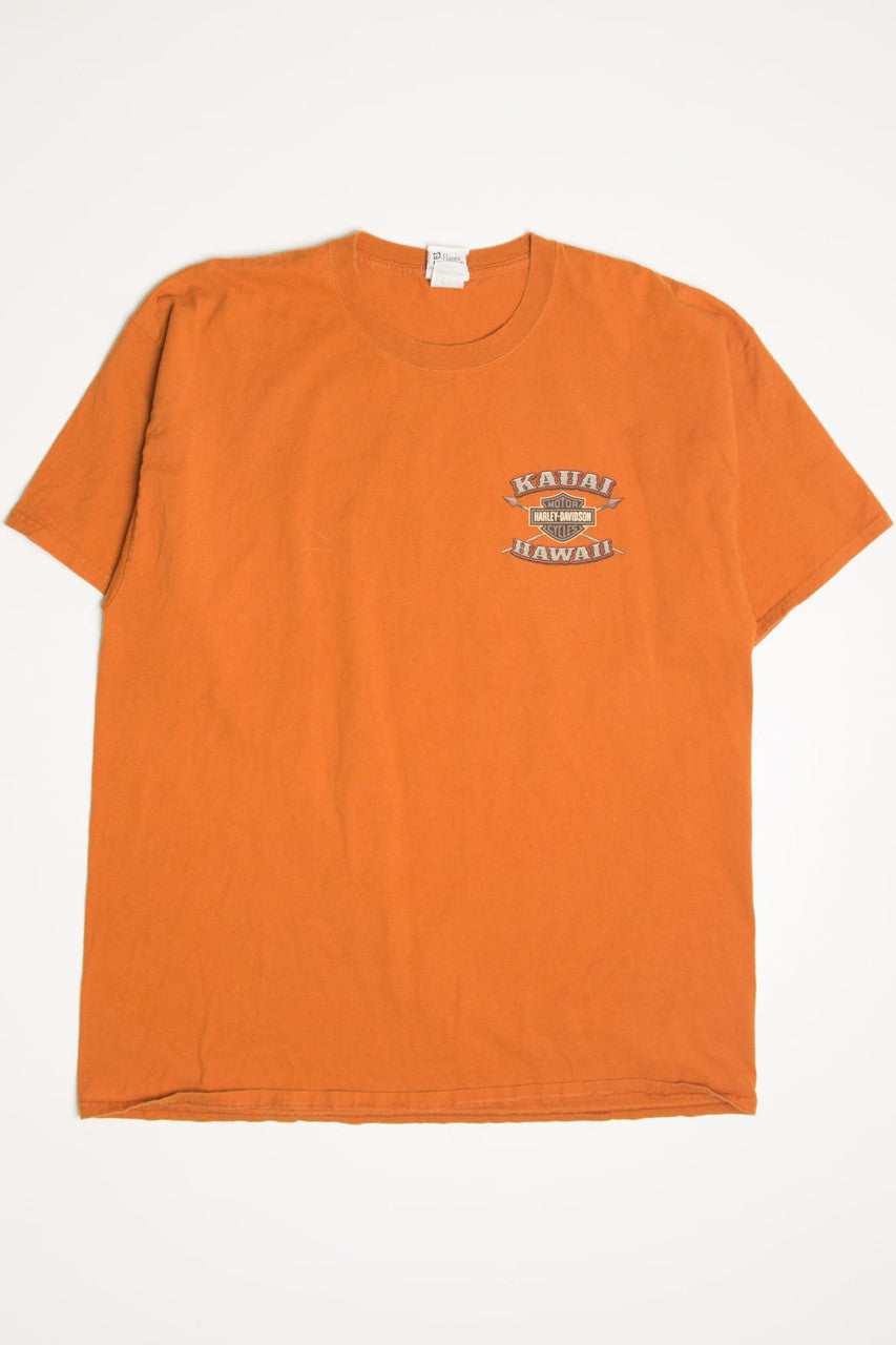 Kauai Hawaii Angry Boar Harley-Davidson T-Shirt (2010s)