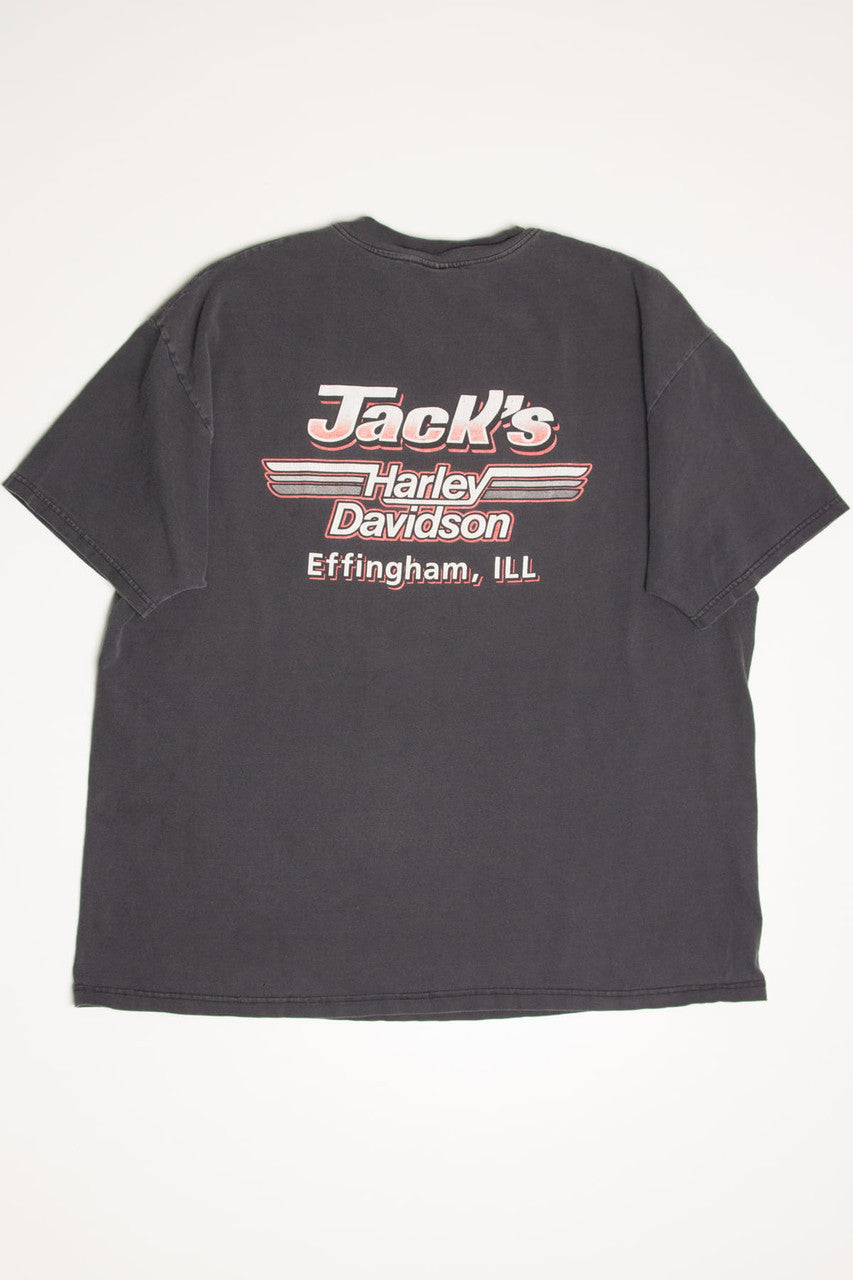 Vintage Embossed Effingham Harley-Davidson T-Shirt