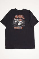 Bleach Splatter Columbia Missouri Harley-Davidson T-Shirt (2000s)