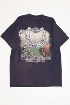 Jackson Hole Wyoming Chester's Harley-Davidson T-Shirt (2010s)