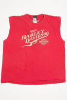 Alton Illinois Ted's Harley-Davidson Sleeveless T-Shirt (2010s)