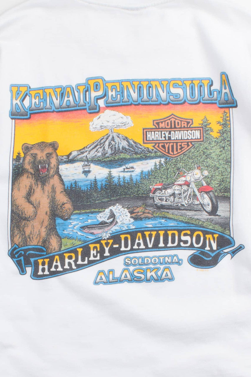 Alaska Harley Davidson Long Sleeve Shirt '99