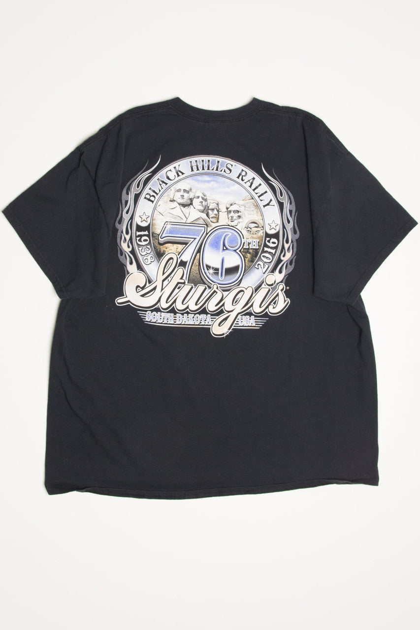 76th Anniversary Sturgis Black Hills Rally T-Shirt (2016)