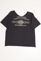Cropped Winged Skull Henderson Harley-Davidson T-Shirt