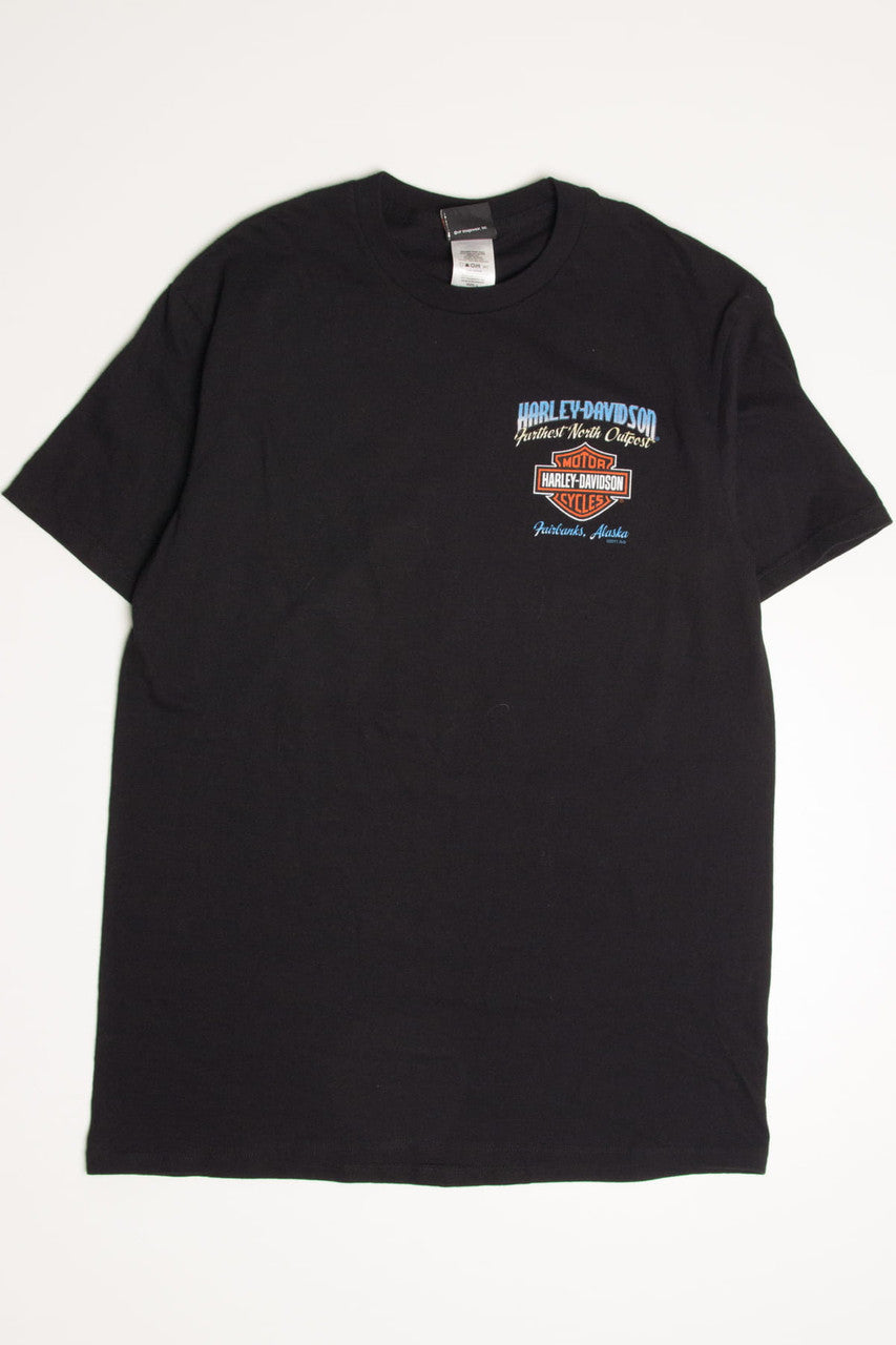 Farthest North Outpost Fairbanks Harley-Davidson T-Shirt