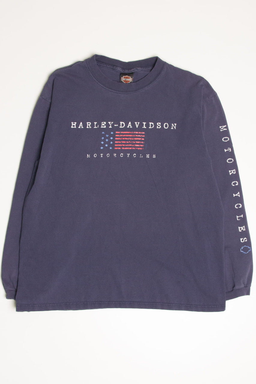 Faded Harleys R-Us Harley-Davidson Long Sleeve T-Shirt (2000s)