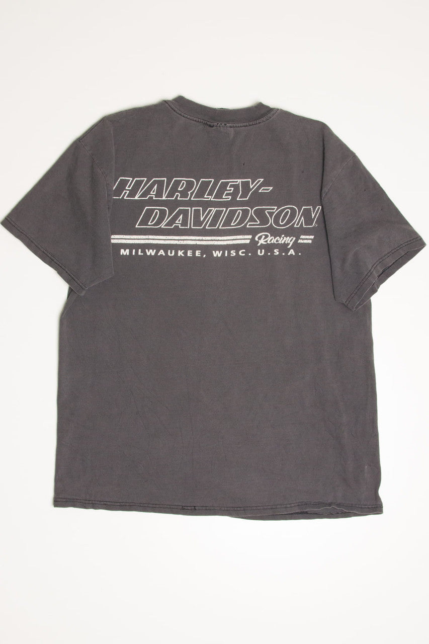 Distressed Milwaukee Harley-Davidson Racing T-Shirt