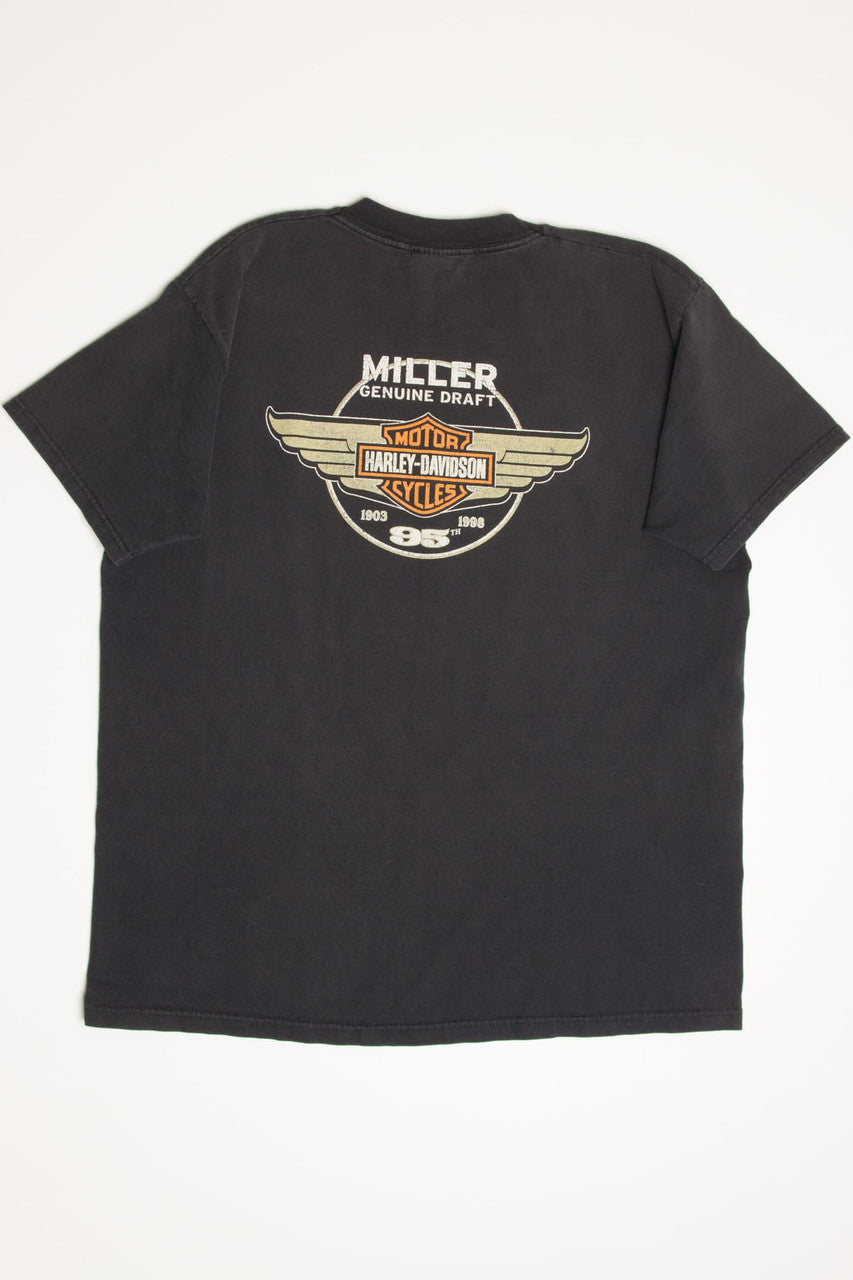 95th Anniversary Miller Genuine Draft Harley-Davidson T-Shirt (1998)