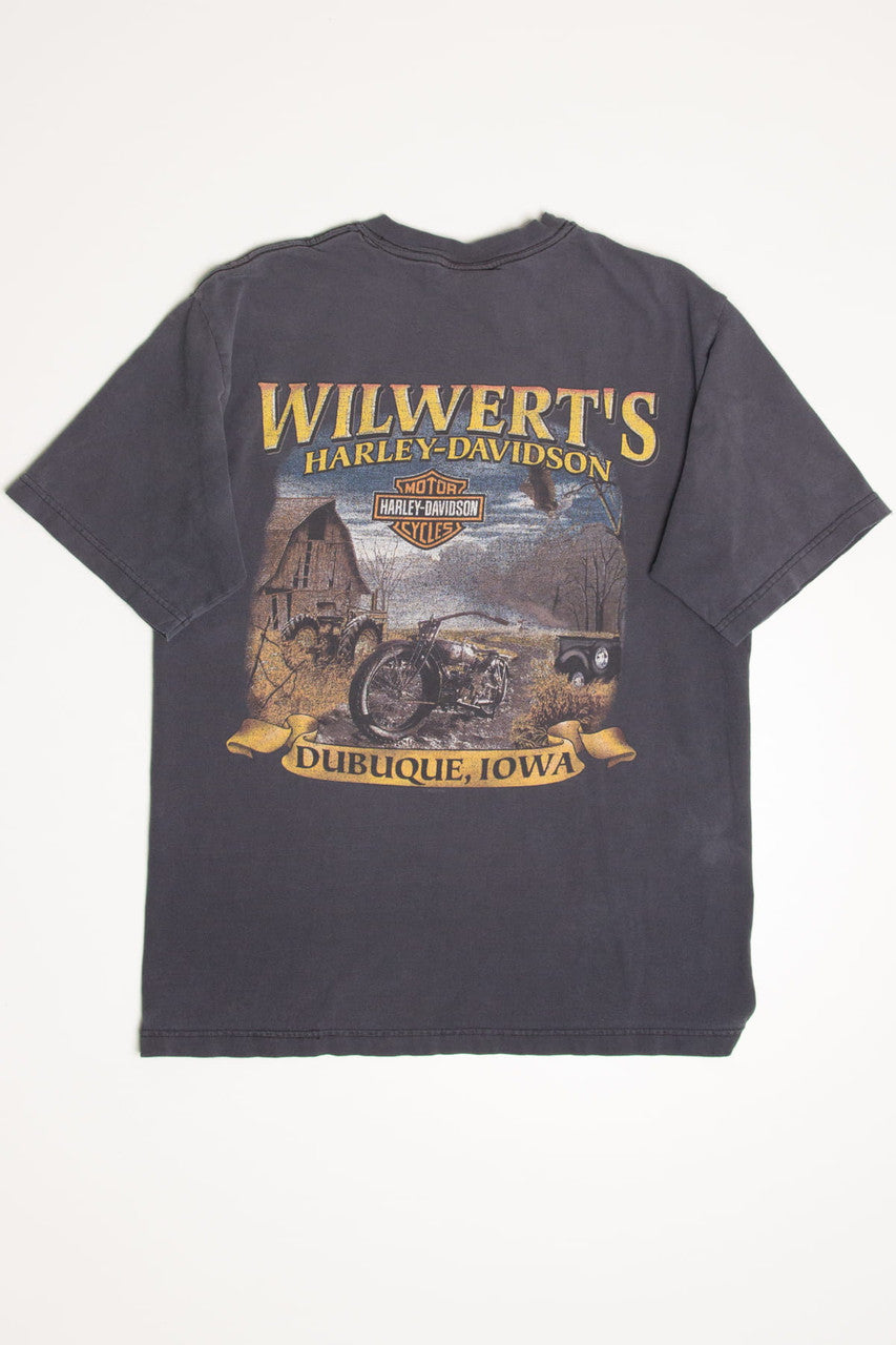 Wilwert's Dubuque Iowa Harley-Davidson T-Shirt (2000s)