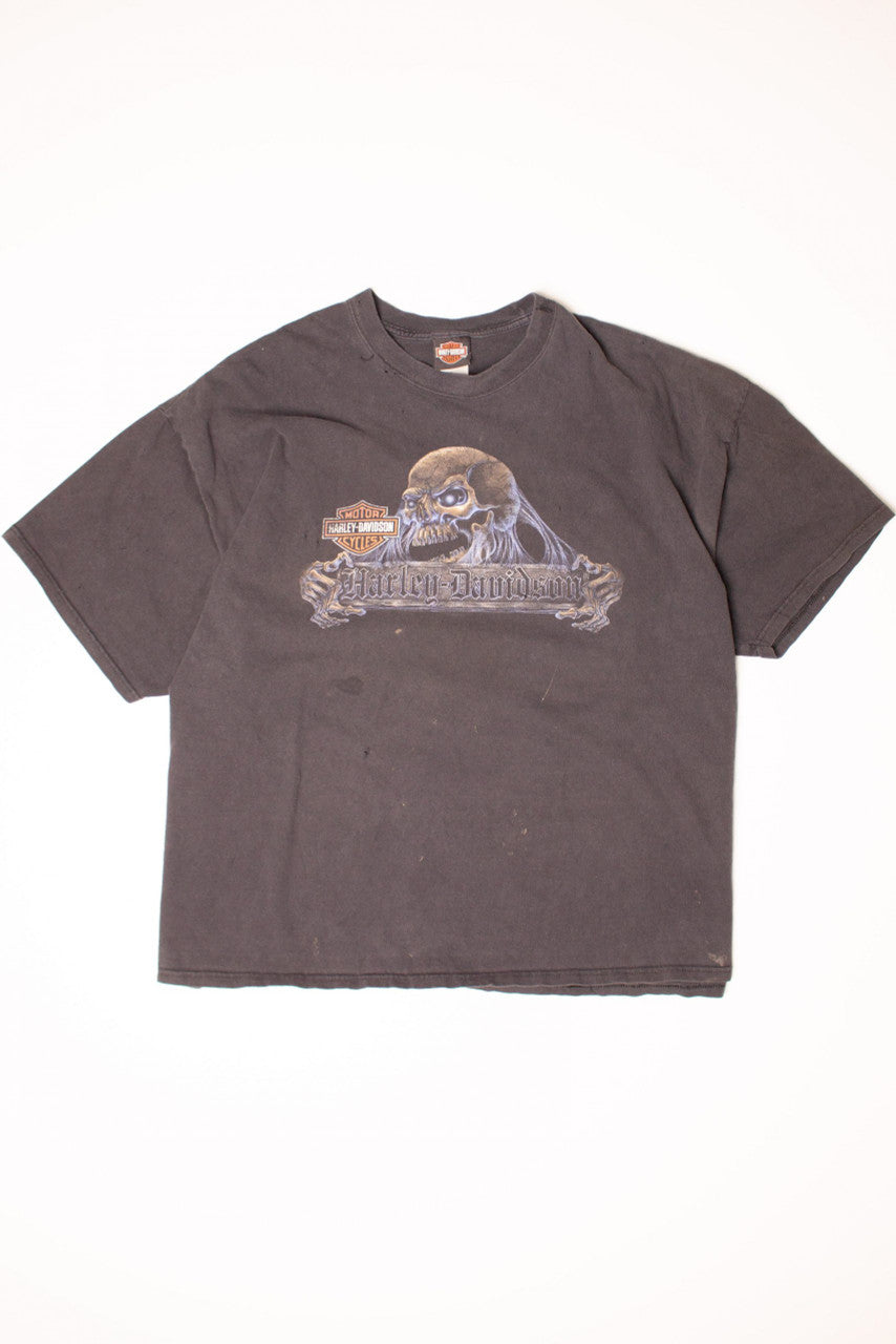 Toledo Skull Harley Davidson T-Shirt