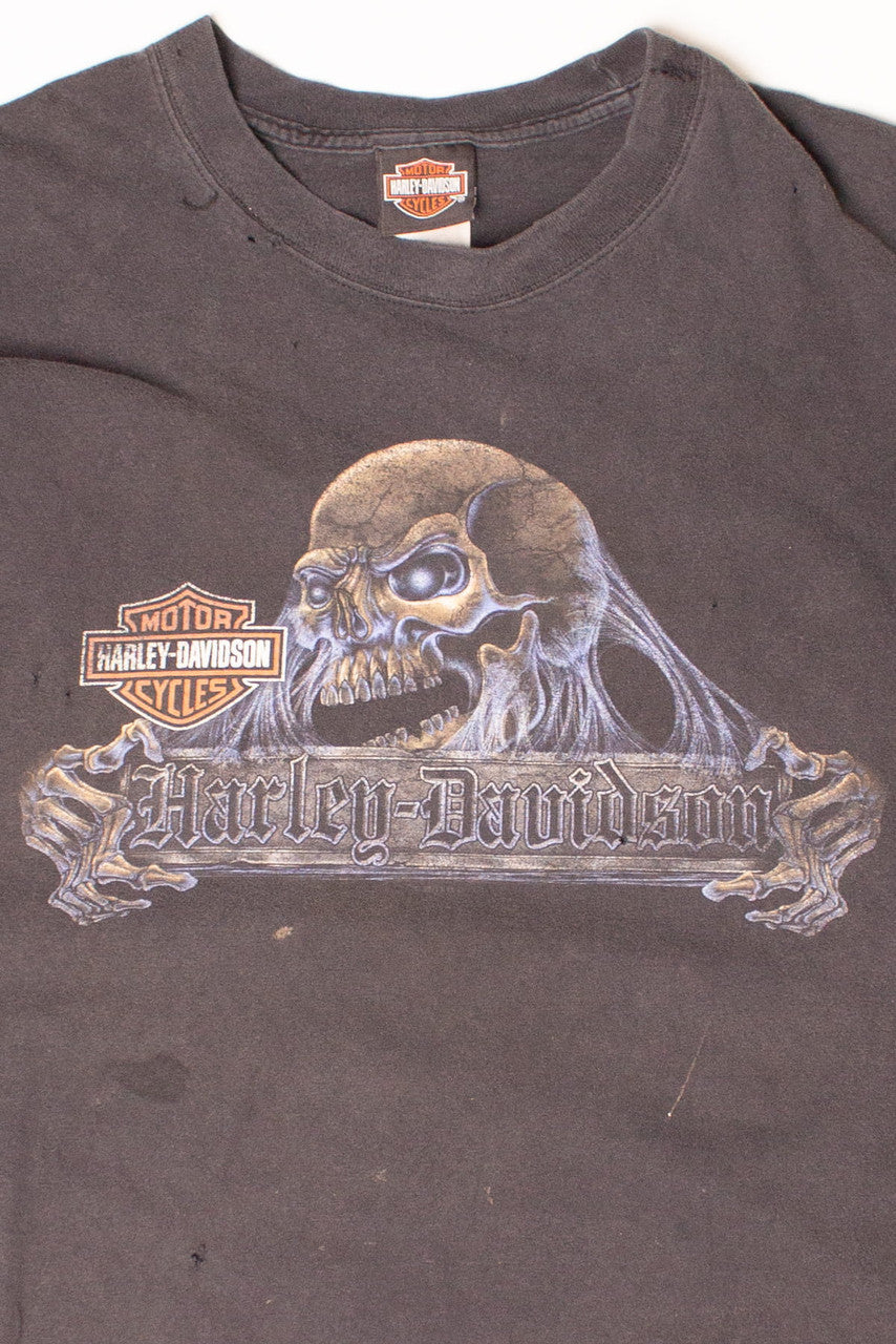 Toledo Skull Harley Davidson T-Shirt