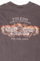 Toledo Skull Harley Davidson T-Shirt