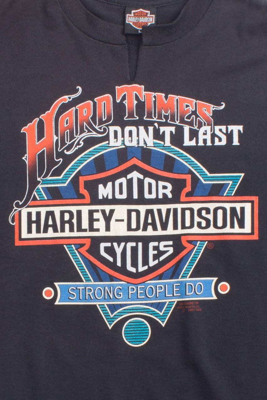 '91 Hard Times Harley T-Shirt
