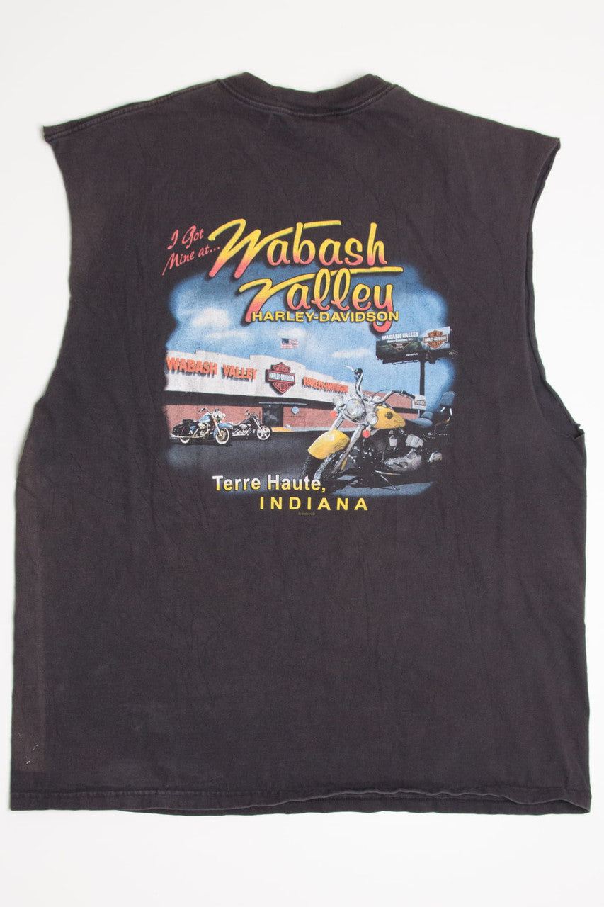 Vintage Wabash Valley Harley Davidson T-Shirt