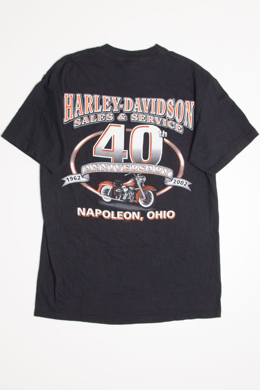 Vintage Napoleon Ohio Harley Davidson T-Shirt