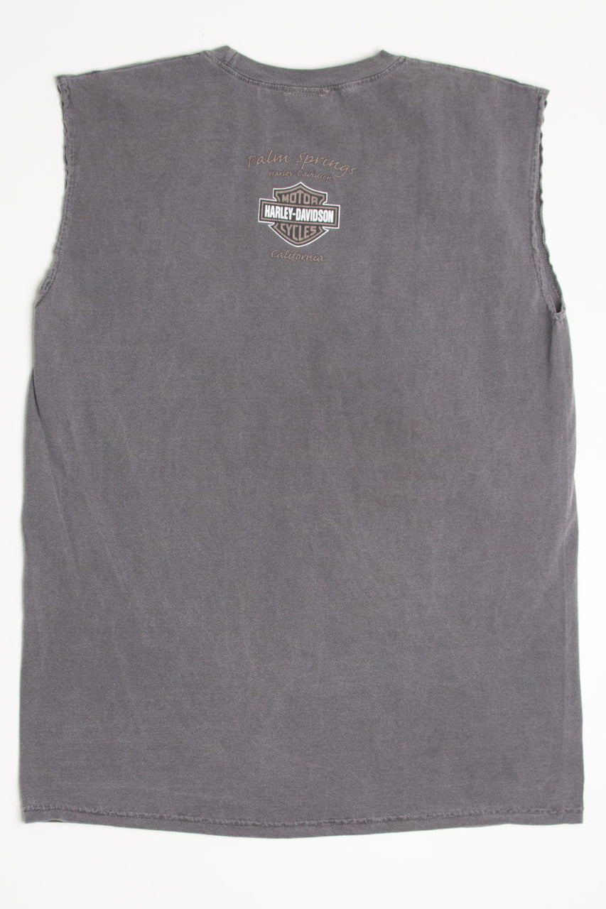 Vintage Palm Springs Sleeveless Harley Davidson T-Shirt