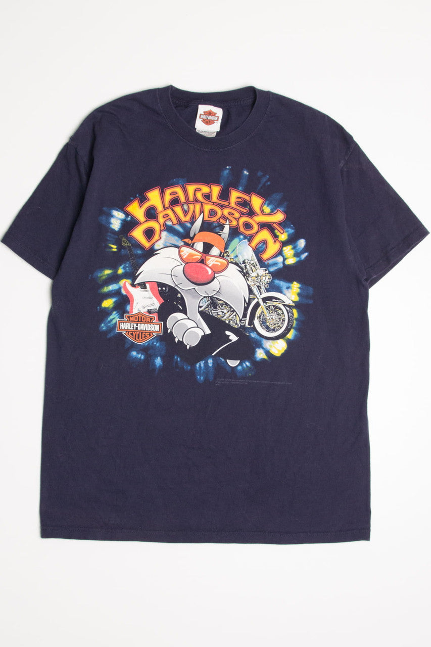 Sylvester The Cat Harley Davidson T-Shirt