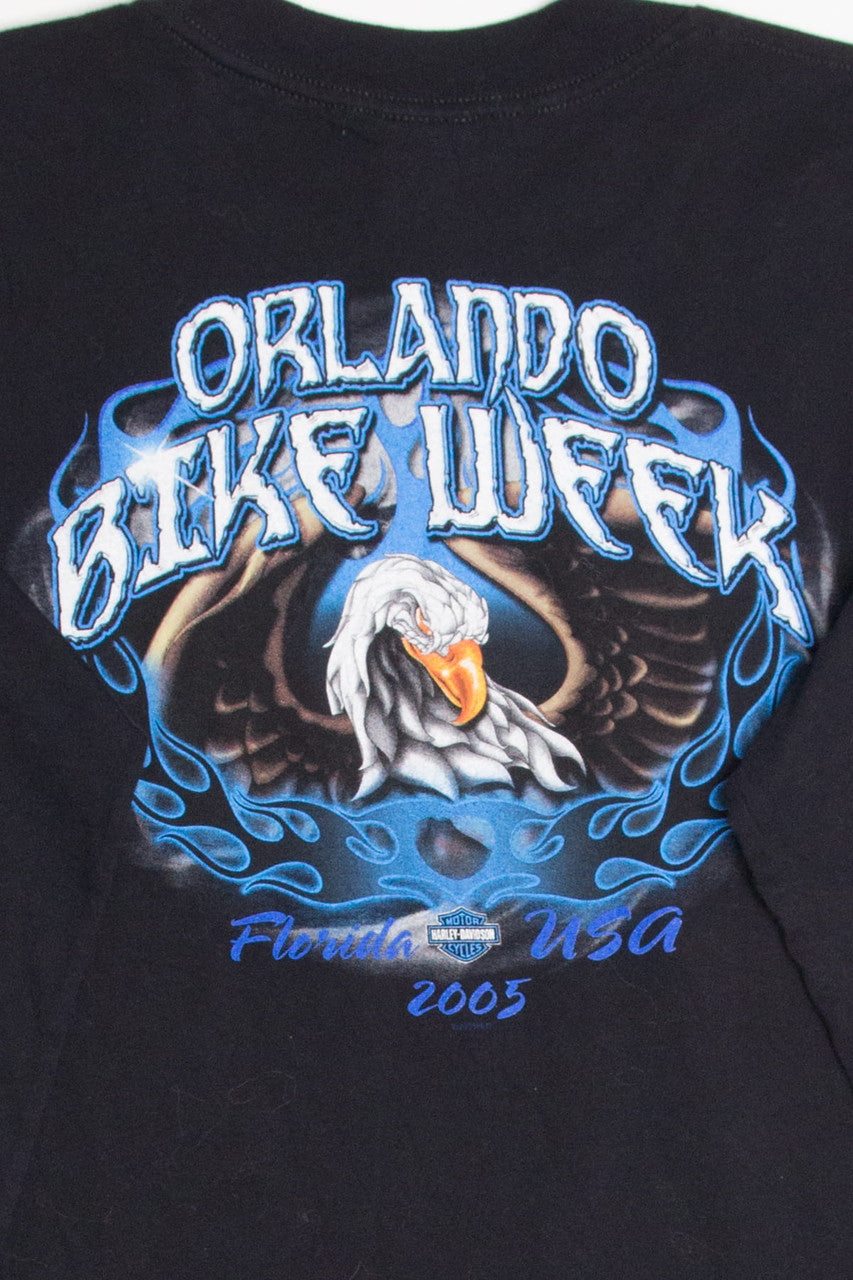 Vintage Orlando Long Sleeve Harley Davidson T-Shirt