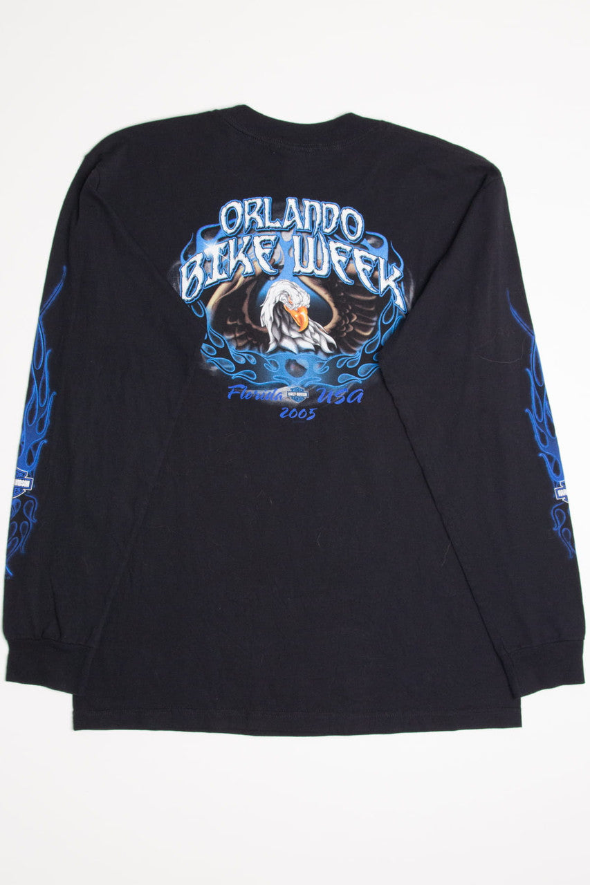 Vintage Orlando Long Sleeve Harley Davidson T-Shirt