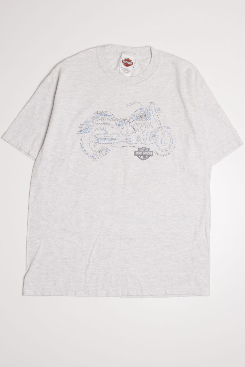Vintage Wabash Valley Harley Davidson T-Shirt 1