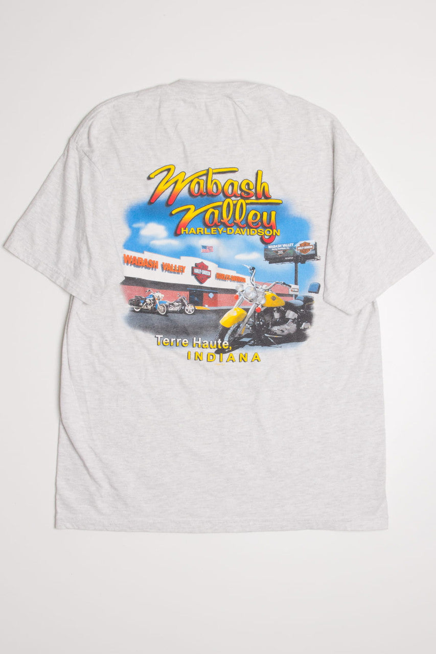 Vintage Wabash Valley Harley Davidson T-Shirt 1