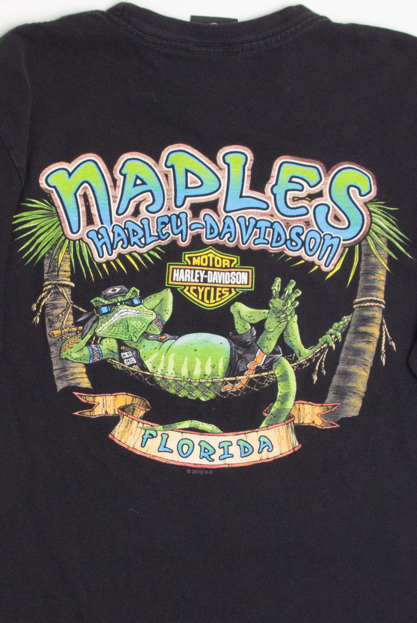 Vintage Naples Harley Davidson T-Shirt
