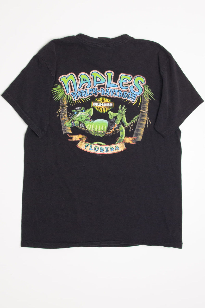 Vintage Naples Harley Davidson T-Shirt