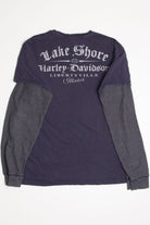 Vintage Layered Long Sleeve Harley Davidson T-Shirt